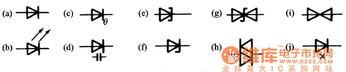 晶体二极管的电路图形符号有区别
