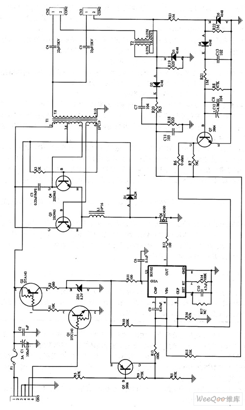 液晶显示器高压板维修代换实例