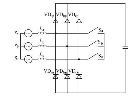 图1 双并联升压型三相整流器主电路拓扑图