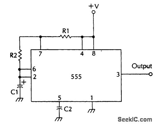【图】基本555非稳态多谐振荡器555电路