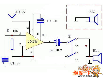无线对讲机电路图