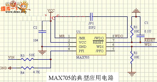max705典型应用电路图