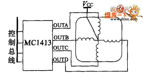 MC1413驱动电路图