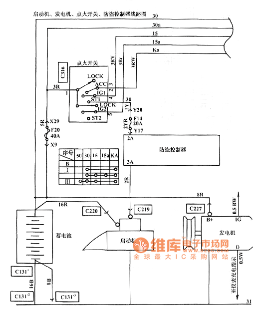 奇瑞qq发动机电路图