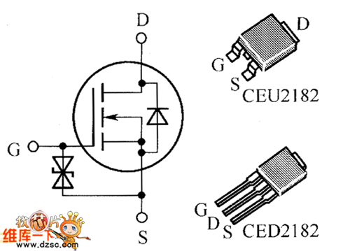 CED2182、CEU2182内电路图