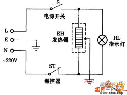海尔fcd-40a横式电热水器电路图