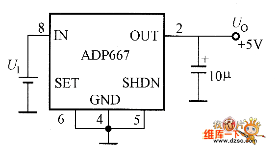 5V固定电压输出电路图
