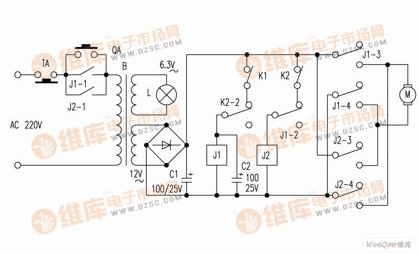 【图】电动窗帘电路介绍电机控制专区 电路图