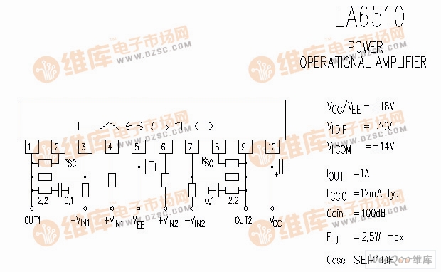 LA6510 IC应用电路