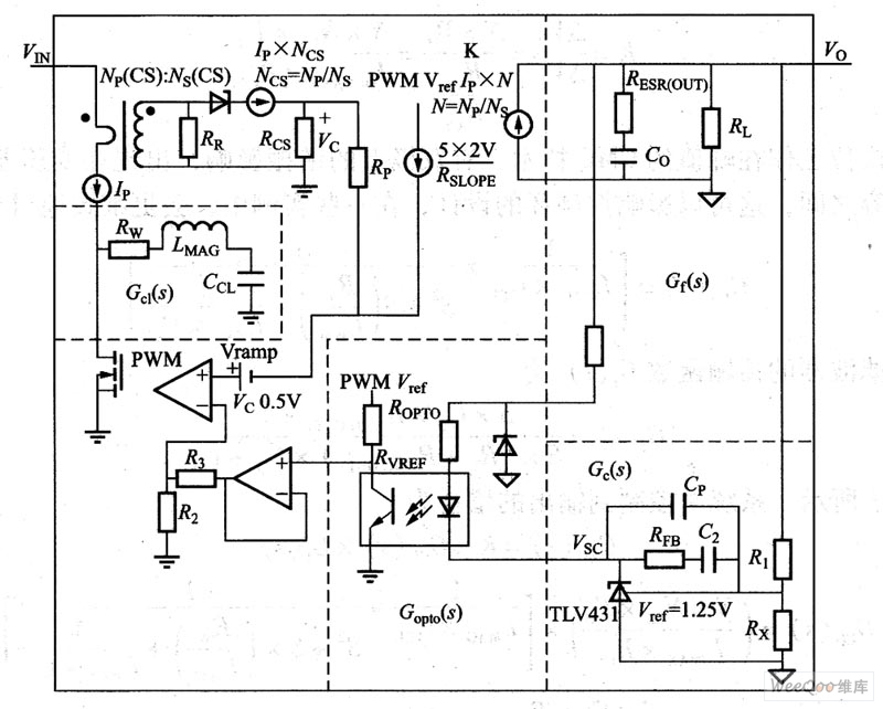 UCC2891的控制电路图