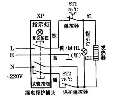 【图】一款储水式电热水器电路图555-日用电子