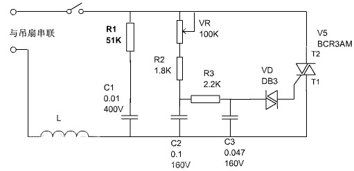 【图】吊扇电子调速器的原理电路图其它电路图