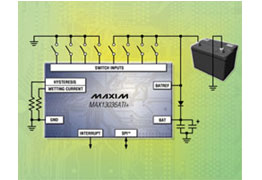 Maxim汽车触点监视器/电平转换器MAX13036