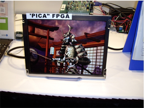 图8：在SIGGRAPH 2006上的FPGA原型展示。