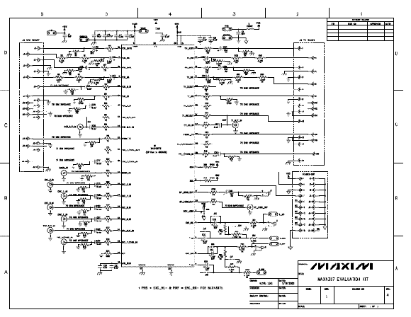 MAX4397评估板的结构图 