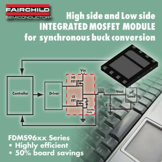 飞兆推出两款高集成度模块产品FDMS9600S/20S