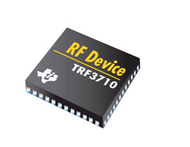 TI推出新型单片高线性度正交解调器TRF3710