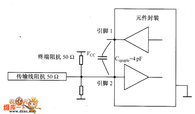 引脚电容模型分析图