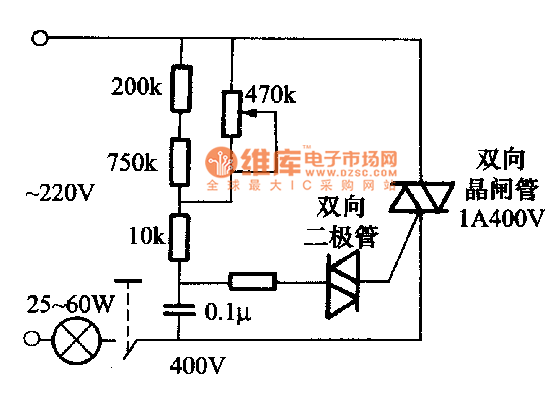 双向触发二极管的应用电路图