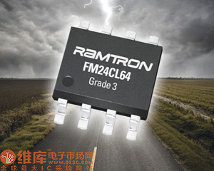 Ramtron64千位串行F-RAM存储器达到汽车电子AEC-Q100标准