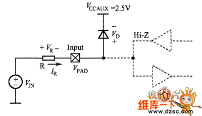 增加限流电阻参考电路