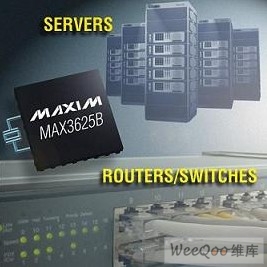 Maxim发布适用于网络设备的高性能、三路输出时钟发生器