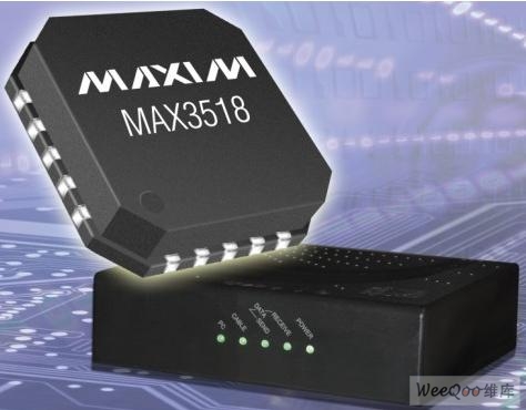 Maxim推出业内功耗的DOCSIS 3.0上行放大器
