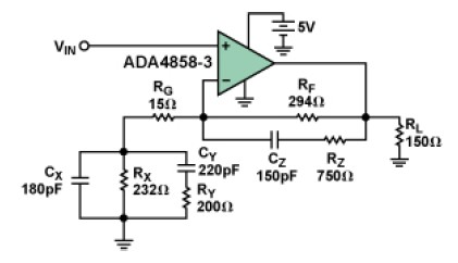 105米VGA电缆均衡器原理图（单通道）