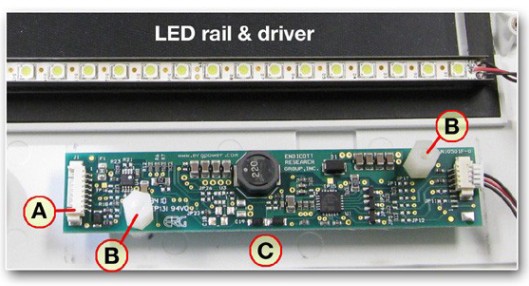 ERG推出可兼容替代CCFL逆变器的LED驱动器