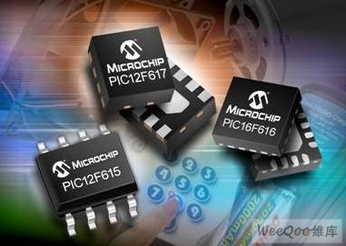 Microchip推出8引脚和14引脚PIC16F61X 8位PIC单片机