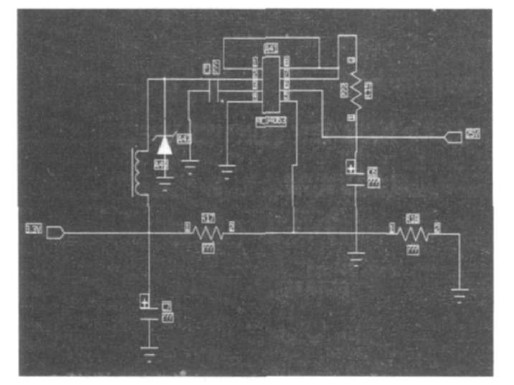 图3 稳压电源模块电路