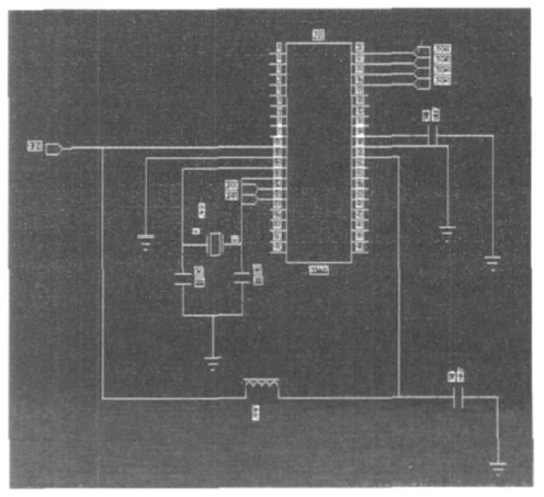 图2 单片机的外围电路设计