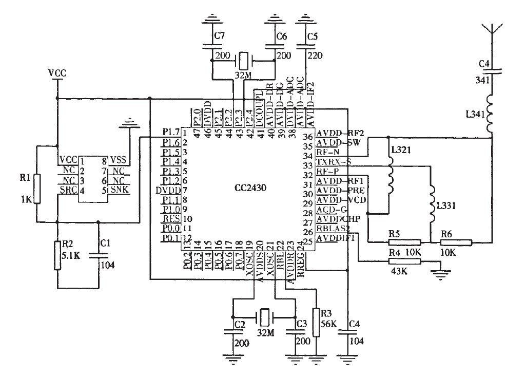 图2系统的硬件电路图