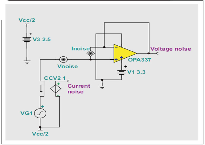 图10 添加至图8所示电路的噪声