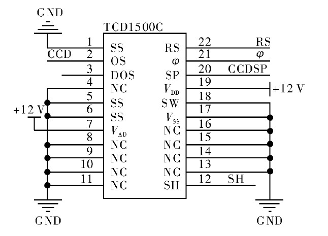 图5 CCD模块电路原理图