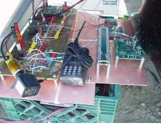 图 8:通过汽车点烟器在 12Vdc 时对 Ham无线电收发报机充电