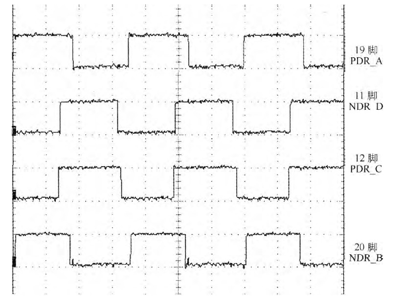 图11 OZ960输出的驱动脉冲波形