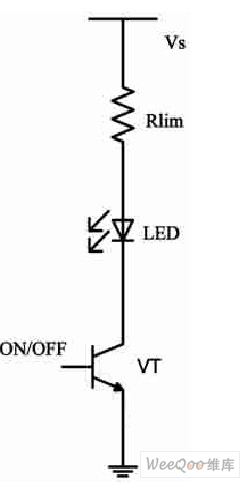 简单的限流电阻LED 驱动电路