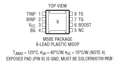 LTC4446：N沟道MOSFET驱动器