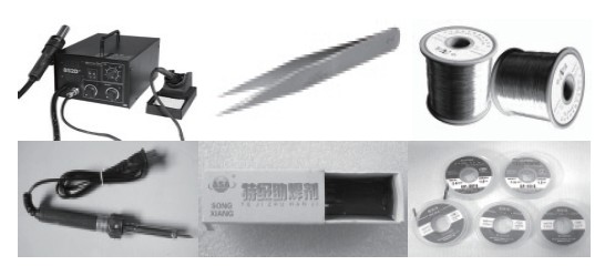 手工焊接贴片元件所用到常用工具