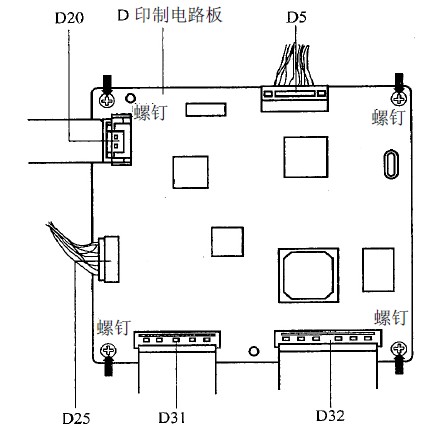 图10 D印制电路板的拆卸示图