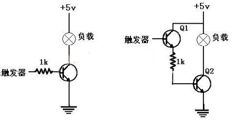 （a） 基本电路图         （b） 改良电路
