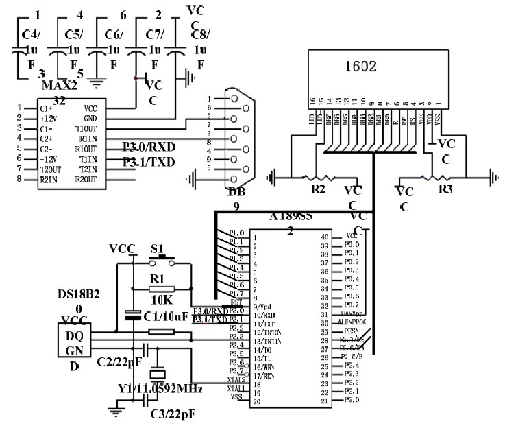 图2 系统硬件电路总图