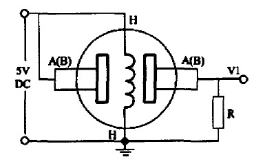 图3 MQ-2型气体传感器测量电路