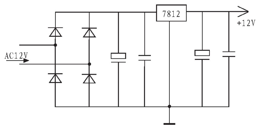 图7 12V 工作电源的形成原理