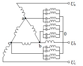 图2 副方绕组及其滤波装置的接线方式