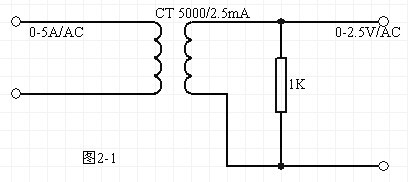 互感器连接负载（图2-1）