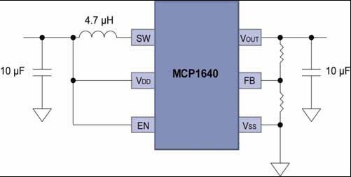 图5:MCP1640电路配置