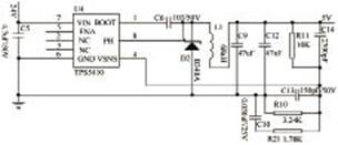 TPS5410电压转换电路图