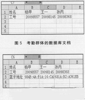 建立一个考勤群体的Excel数据库文档